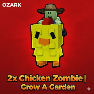 2x Chicken Zombie | Grow A Garden
