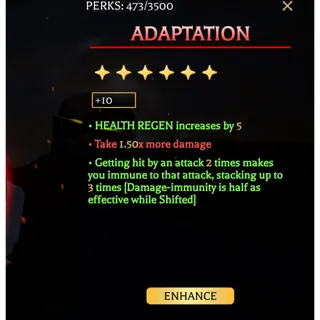 Adaptation +10