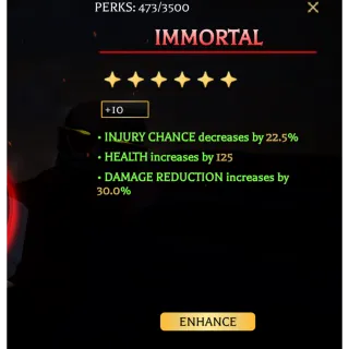 immortal | +10
