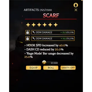 Aotr Scarf | 15.3/ 15.1 | Odm/Ts Buff