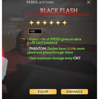 Black Flash +10