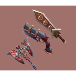 Swirly Blade + Gun + Axe MM2 Set