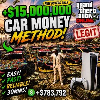 GTA5 PS5 Money $15mil