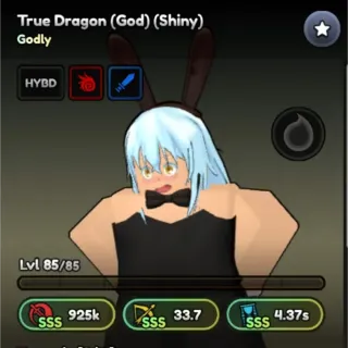 Shiny Rimuru SSS Stat