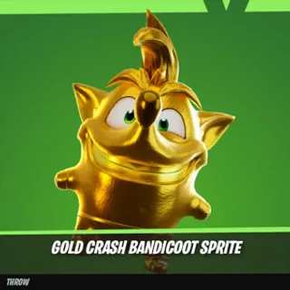 Gold Crash bandicoot