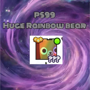 rainbow huge bear