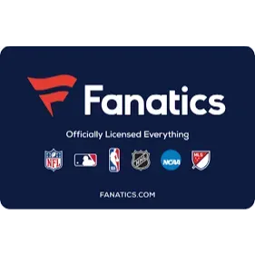 $50.00 USD Fanatics giftcard