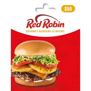 $50.00 USD Red Robin