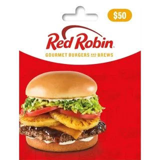 $50.00 USD Red Robin