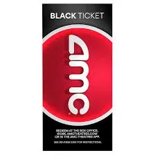 1 Amc black ticket