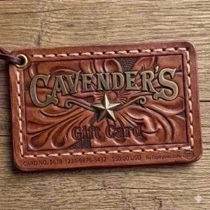 $50.00 USD Cavanders Gift Card