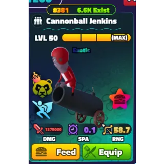 CANNONBALL JENKINS GOLD SERIAL NC PP LVL 50 