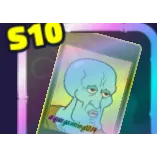 HANDSOME SQUIDWARD S10 CARD 