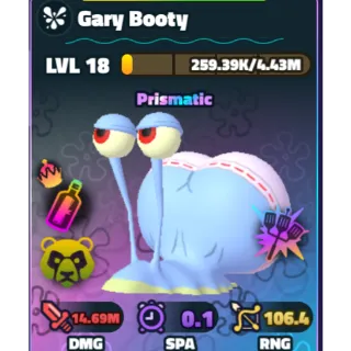 Gary booty +relic+nc-SPONGEBOB TOWER DEFENSE 