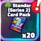 x2 luck SERIES 2 card packs -SPONGEBOB TOWER DEFENSE 
