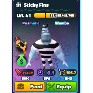 STICKY FINS WUMBO NC - SPONGEBOB TOWER DEFENSE