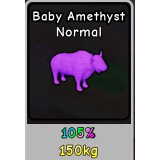 BABY AMETHYST COWS - HATCH A COW 105% TO GEM UNITS 