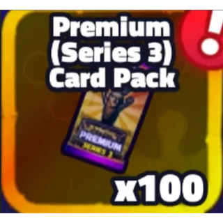series 3 premium card packs (x100) -Spongebob Tower Defense 