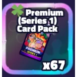 SERIES 1 PREMIUM CARD PACK x67 -SPONGEBOB TOWER DEFENSE 