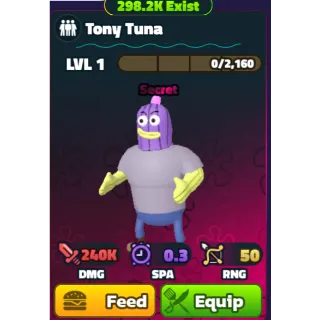Tony Tuna -Spongebob tower defense 