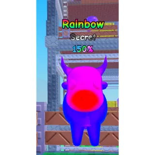 BABY RAINBOW 150 PERCENT TO ANY COW - HATCH A COW -FROM ADMIN EGG 
