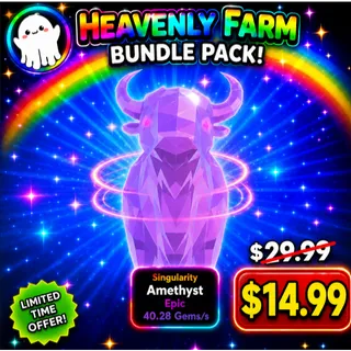 HATCH A COW -40 GEM /SEC AMETHYST COW 