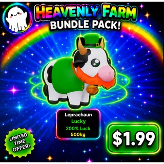 HATCH A COW -LEPRACHAUN (200% LUCKY) LUCK FOR HATCHING EGGS 