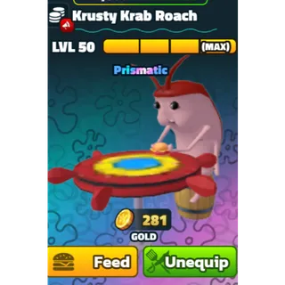 KRUSTY KRAB ROACH lvl 50 -Spongebob Tower Defense 