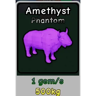 AMETHYST 1 GEM/SEC - HATCH A COW (x15) 