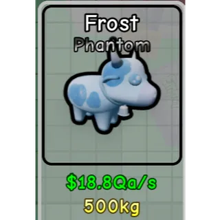 FROST 18QA /SEC - IT CAN GO TO 45 QA RAINBOW WITH TICKET - HATCH A COW 