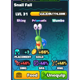 SW 5S SNAIL FAIL - SPONGEBOB TOWER DEFENSE 