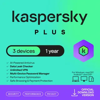 Kaspersky Plus 3 Devices 1Y