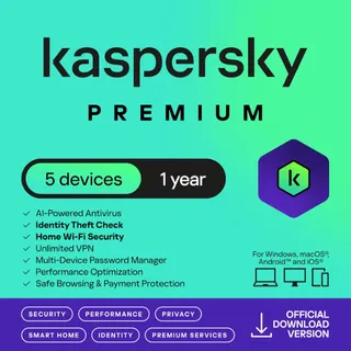 Kaspersky Premium 5 Devices 1Y