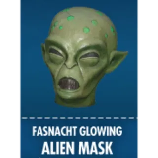 Fasnacht glowing ALIEN MASK