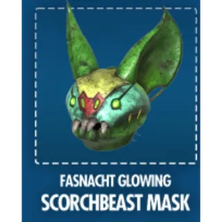 Fasnacht glowing scorchbeast mask