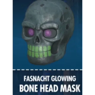 FASNACHT GLOWING BONE HEAD MASK