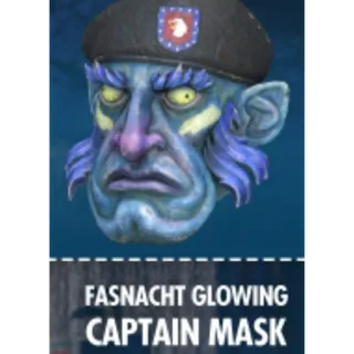 FASNACHT GLOWING CAPTAIN MASK