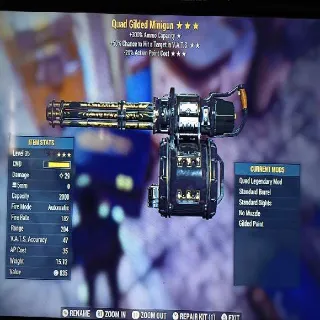 Weapon | Gilded Quad 50vats 25AP