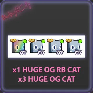 x4 HUGE OG CAT