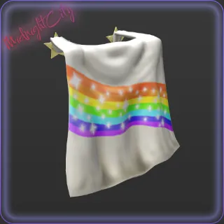 Roblox Toy Code: Glimmering Rainbow Cape - INSTANT DELIVERY
