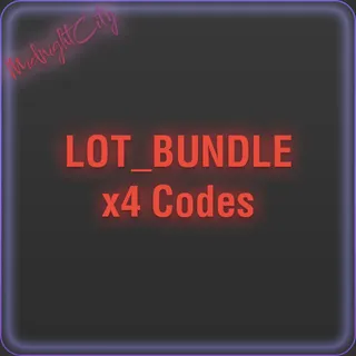 Toy Code: Lot (x4 total codes) - INSTANT DELIVERY