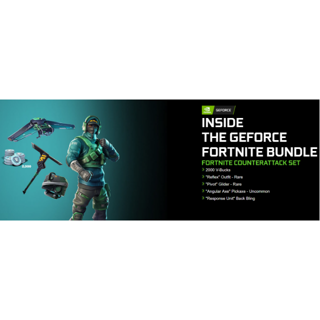 bundle fortnite counterattack - reflex fortnite png