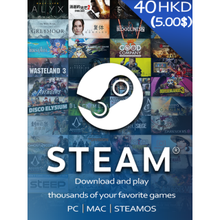 $5.00 Steam Gift Card GLOBAL (Instant Delivery) - Steam ...