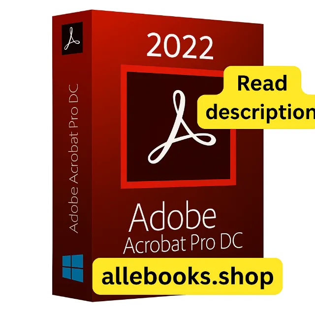 Adobe Acrobat Pro DC 2022 Windows 1 Device Key - Other - Gameflip