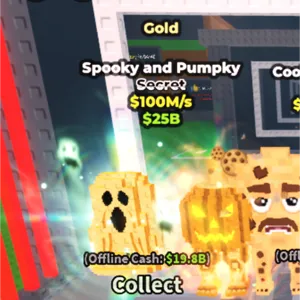 Gold Spooky and Pumpky