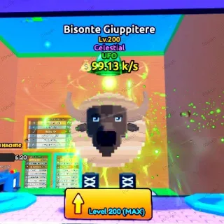 UFO BISONTE GIUPPITERE MAX LVL | ESCAPE TSUNAMI FOR BRAINROTS