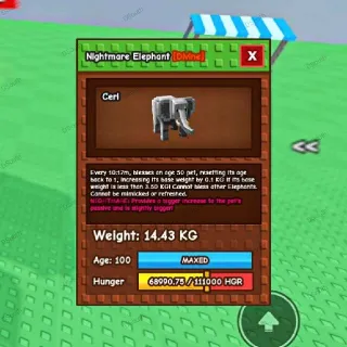 NIGHTMARE ELEPHANT | GROW A GARDEN