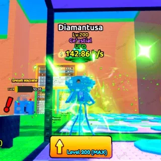 UFO DIAMANTUSA MAX LVL | ESCAPE TSUNAMI FOR BRAINROTS
