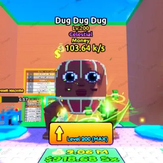 3X MONEY DUG DUG DUG MAX LVL | ESCAPE TSUNAMI FOR BRAINROTS