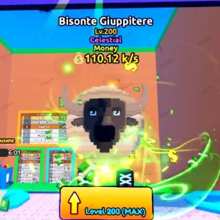 2X MONEY BISONTE GIUPPITERE MAX LVL | ESCAPE TSUNAMI FOR BRAINROTS